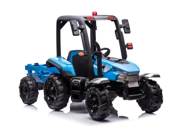 Blue Electric Ride-On Tractor