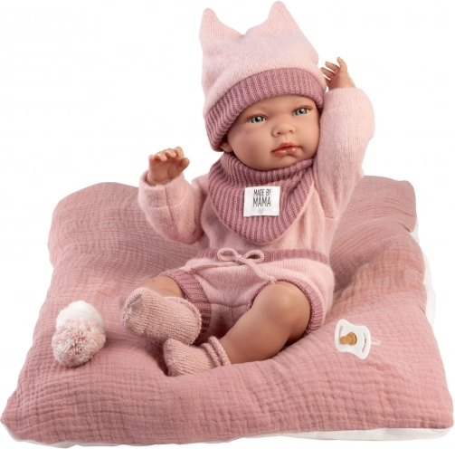 Realistic Baby Doll New Born Girl with Full Vinyl Body 40 cm