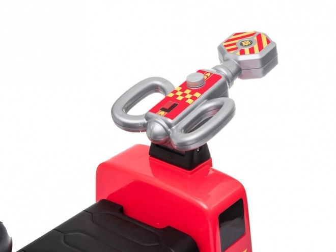 Kids Fire Truck Ride-On Vehicle with Bubble Cannon