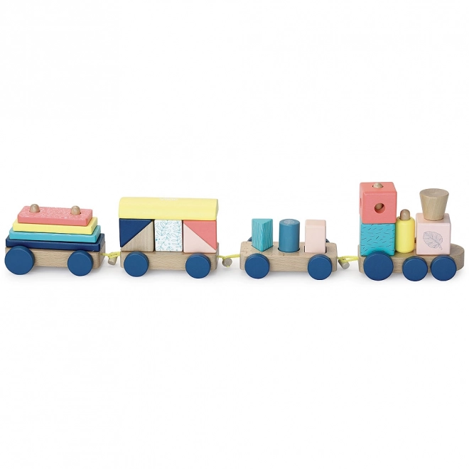 Colorful Wooden Train by Vilac