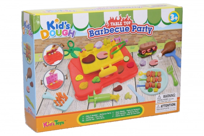 Grill Preparation Play Set with Modeling Dough