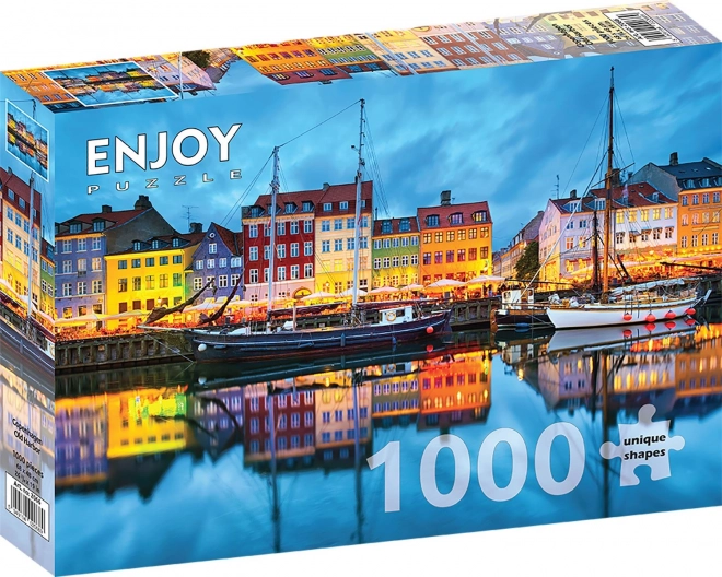 Enjoy Puzzle Old Copenhagen Harbor 1000 Pieces