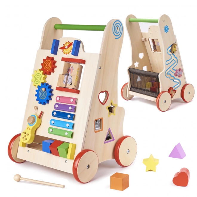 Wooden Walker Educational Cube 6-in-1