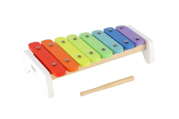 Colorful Wooden Xylophone with Mallet