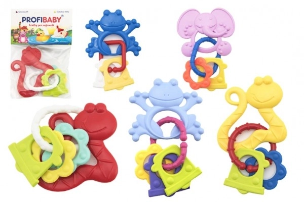 Rubber Teether with Charms