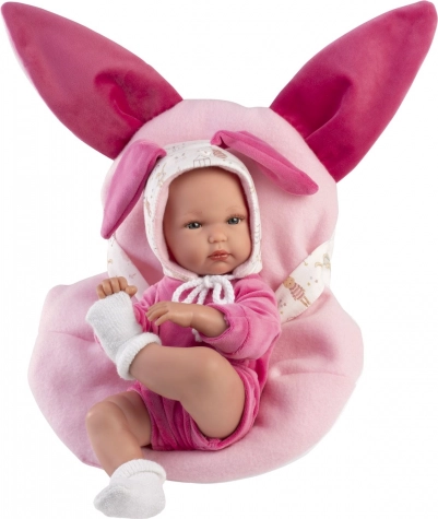 Llorens New Born Girl - Realistic Baby Doll with Full Vinyl Body 35 cm