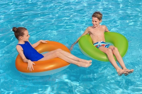 Inflatable Swimming Ring 91cm Neon by Bestway