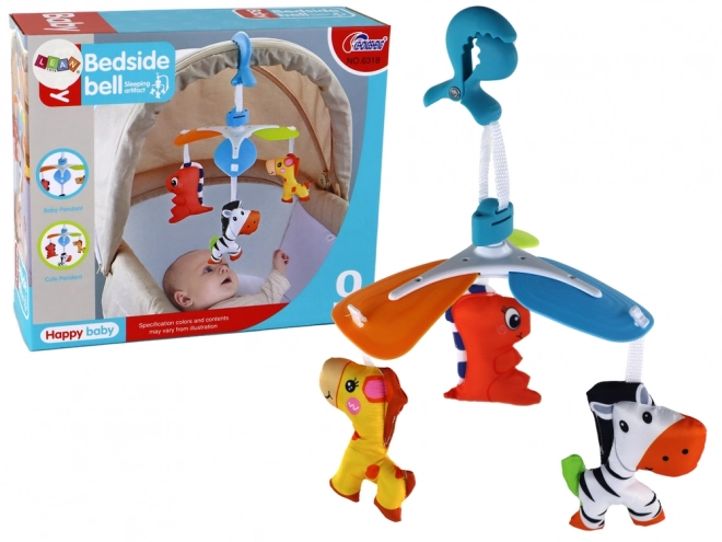 Colorful Baby Mobile with Animal Clip