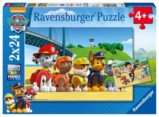 Paw Patrol Brave Dogs Puzzle Set