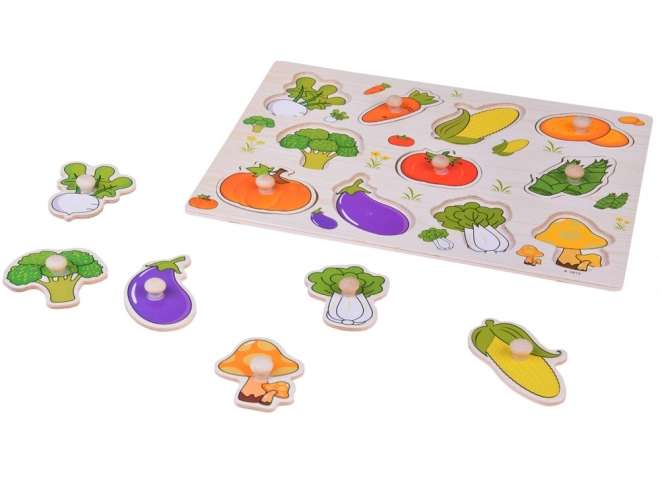 Educational Wooden Vegetable Puzzle