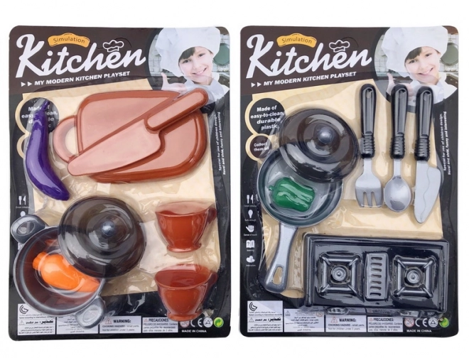 Kitchen Set: Cutting Board & Stove