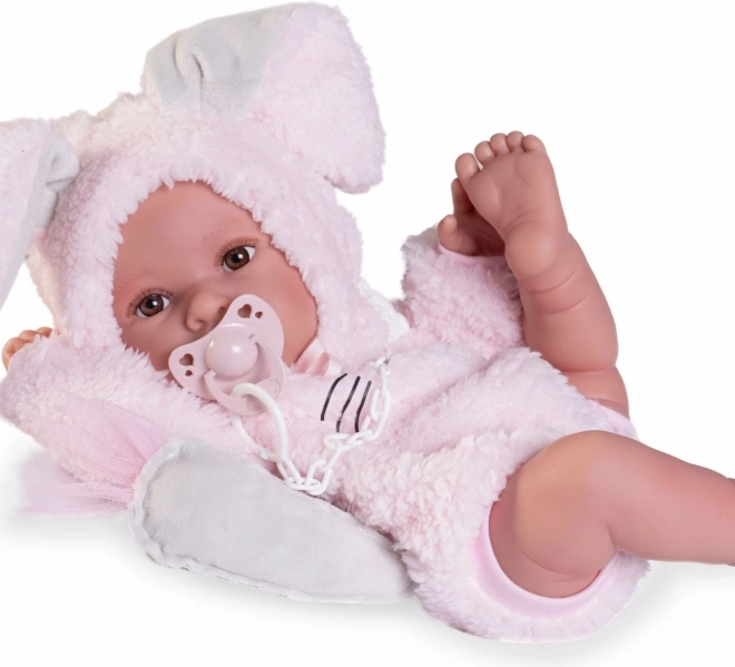 Poupée réaliste bébé Erika en vinyle doux 42 cm