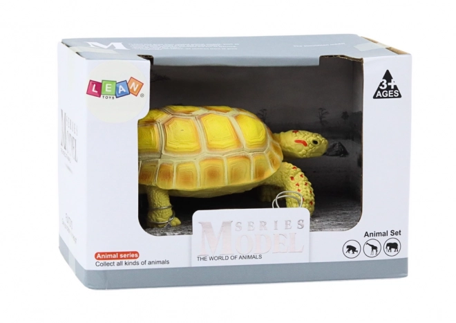 Yellow Land Turtle Collectible Figurine