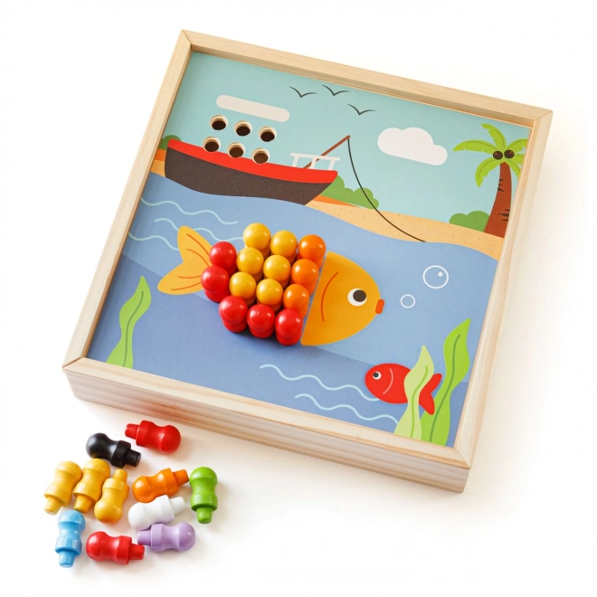 Wooden Mosaic Beach by Bigjigs Toys