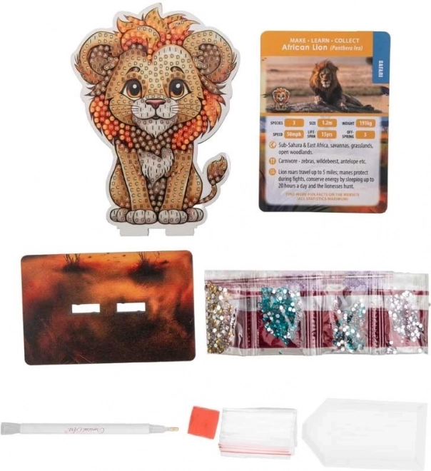 Diamond Painting Safari: Lion
