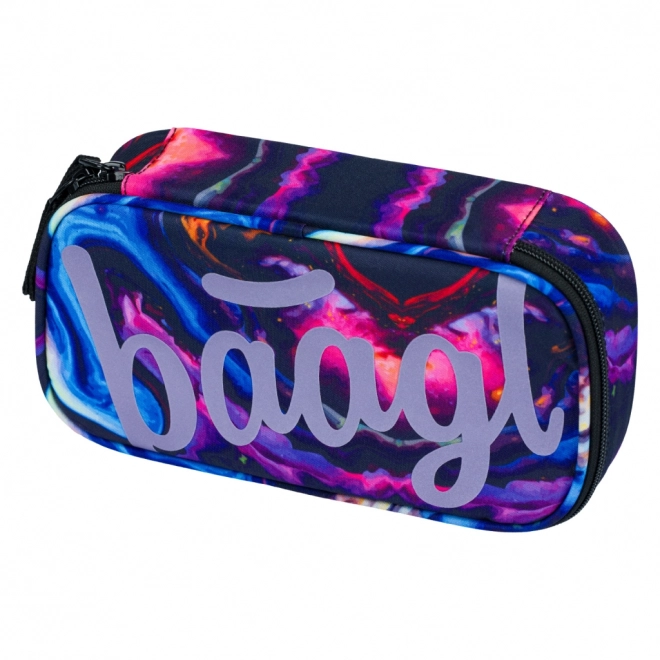 Baagl School Pencil Case Marble