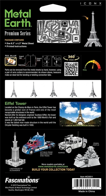 Metal Earth 3D Puzzle Eiffel Tower