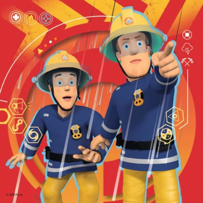 Fireman Sam Puzzle Set 3in1