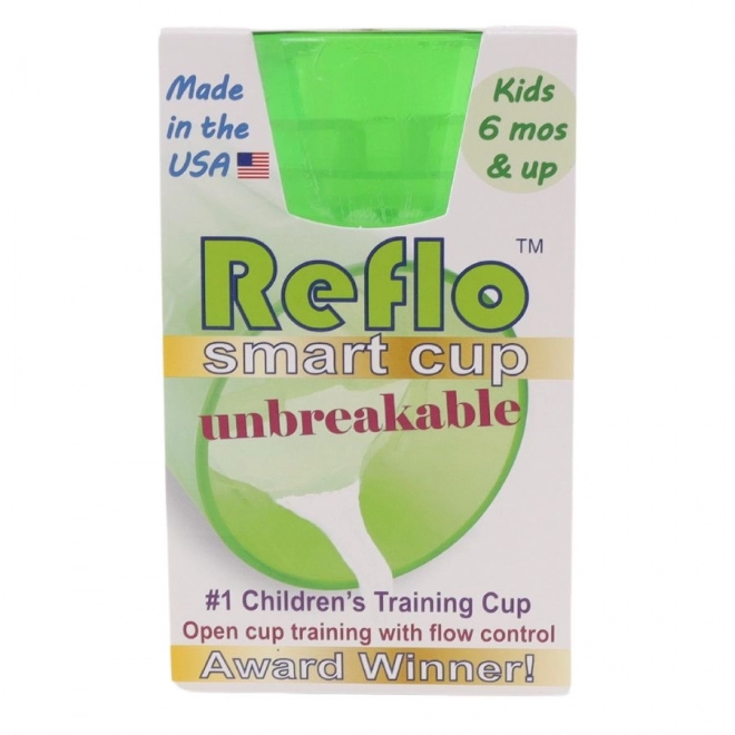 Reflo unbreakable children's training cup green