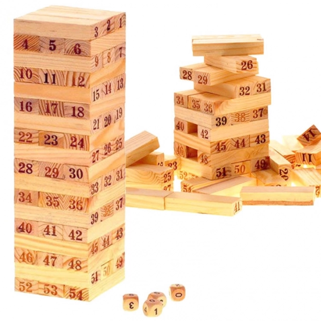 Wooden Jenga Tower Blocks