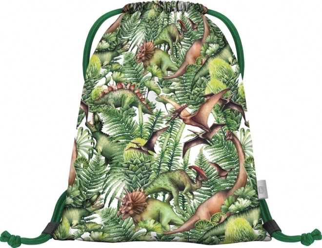 Stylish Dinosaurs Drawstring Bag with Pocket