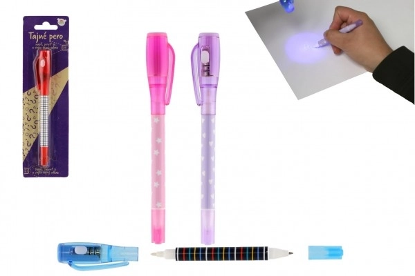 Secret Pen with Invisible Ink and UV Light