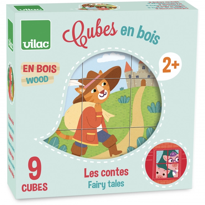 Vilac Wooden Block Stories Set