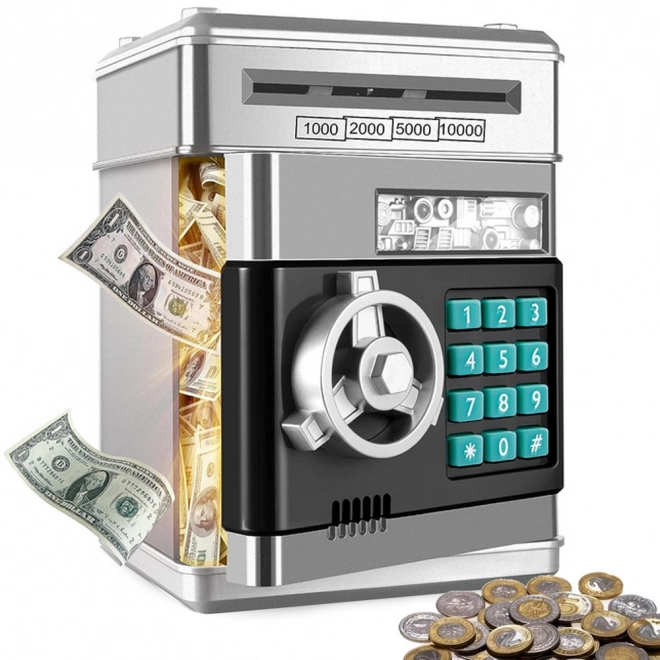 Interactive Safe Piggy Bank with Pin Code Access