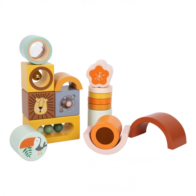 Small Foot Sensory Blocks Safari