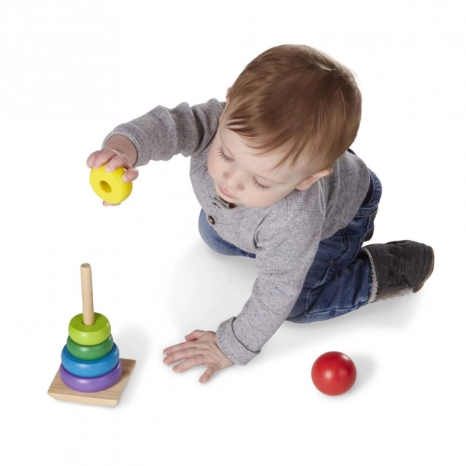 Wooden Stacking Pyramid