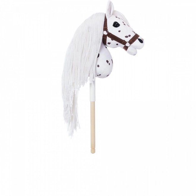 Hobby Horse Stick from HOPPIHORSE Sport Edition in White Leopard Color