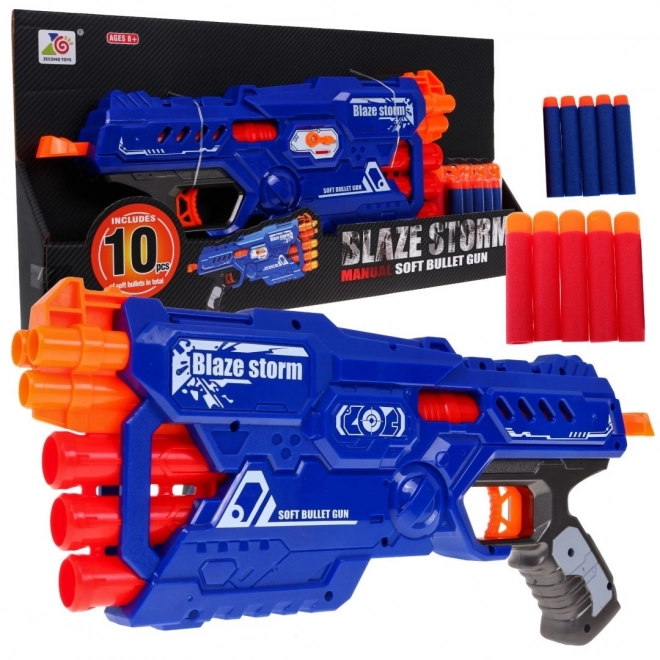 Blaze Storm Toy Gun for Kids 8+ with Foam Darts