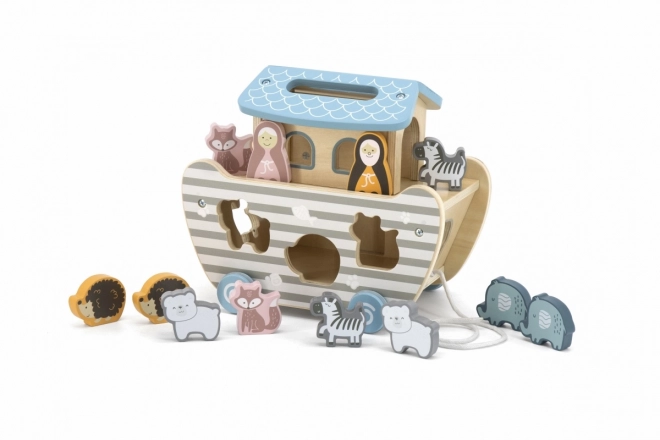 Wooden Noah's Ark Shape Sorter