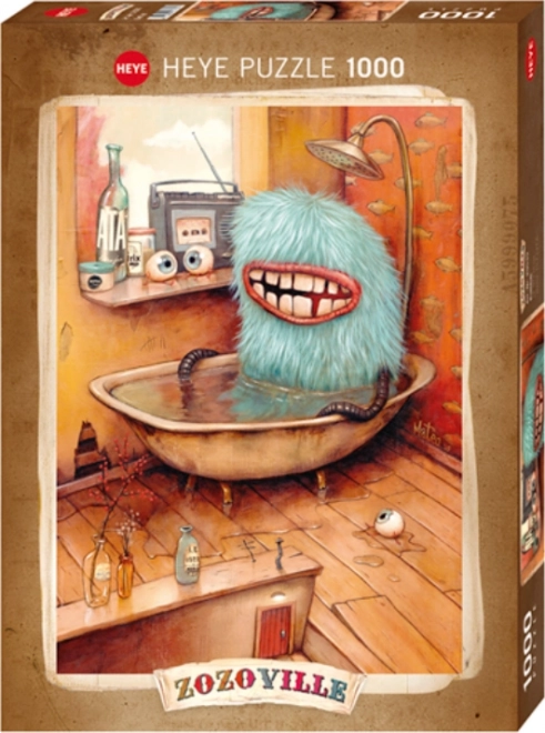 Heye Puzzle Zozoville: Monsters in the Bathtub 1000 Pieces