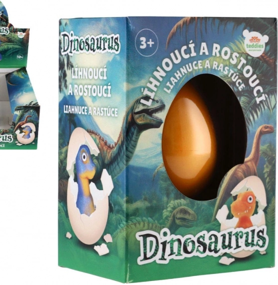 Ei met groeiende dinosaurus 6 cm