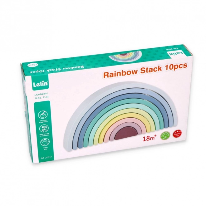 Wooden Rainbow Puzzle