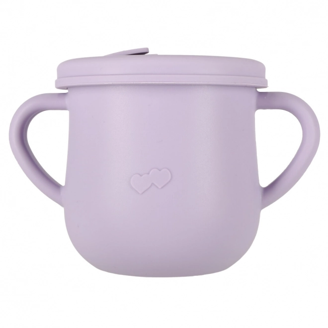 Silicone Dinnerware Set For Infants And Toddlers - Purple