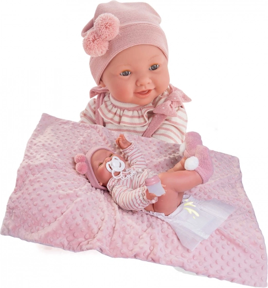 ANTONIO JUAN Mia realistische knipperende en plassende pop 42 cm