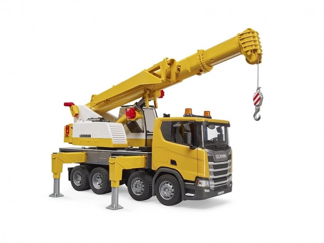 Bruder Scania Truck with Liebherr Crane