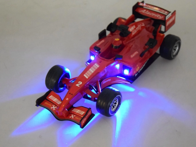 Racing Formula Car with Sound and Light Effects – Red