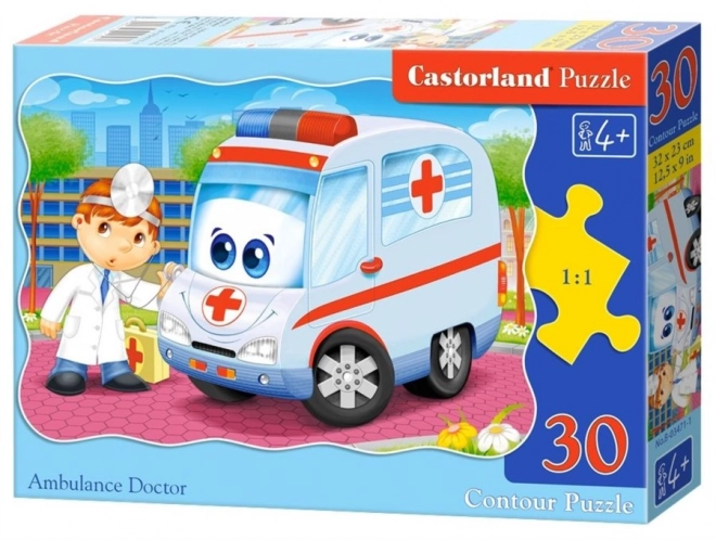 Ambulance Doctor Puzzle for Kids