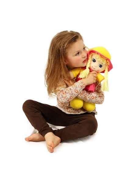 Floral Rag Doll Plush Toy