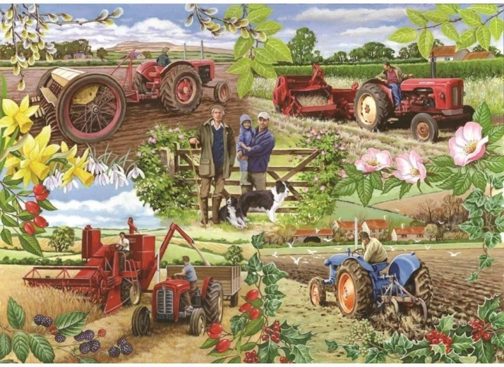 Puzzel Boerenjaar 1000 stukjes van House of Puzzles