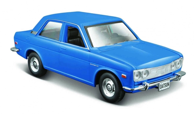 Datsun 510 1971 Blue Composite Model 1:24