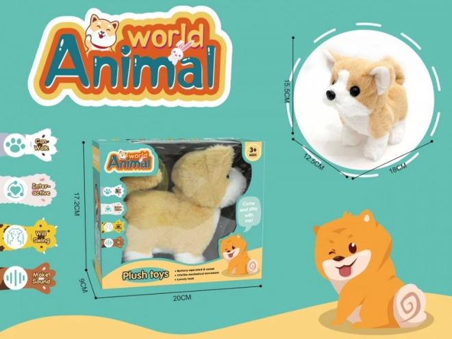 Interactive Plush Puppy Toy