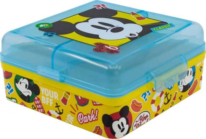 Lunch Box with Compartments Mickey Mouse