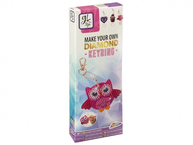 Create Your Keychain with Diamond Beads