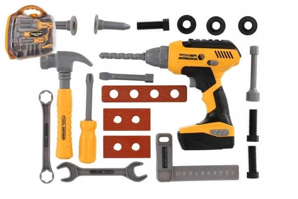 Kids Tool Set with Cordless Drill