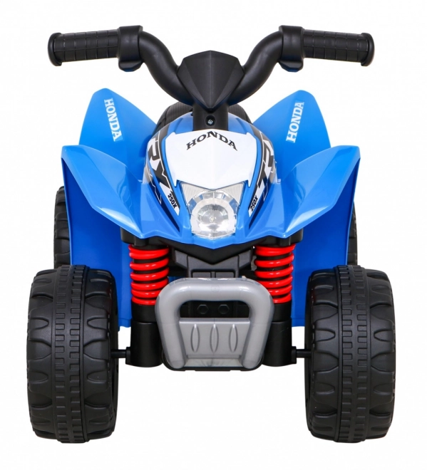 Blue Battery Operated Kids Quad with Led Lights and Horn