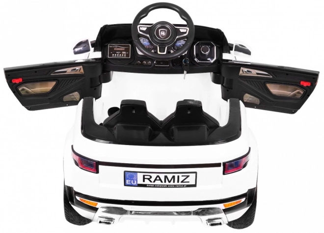 Elektrické autíčko sportovní Rapid Racer bílé
